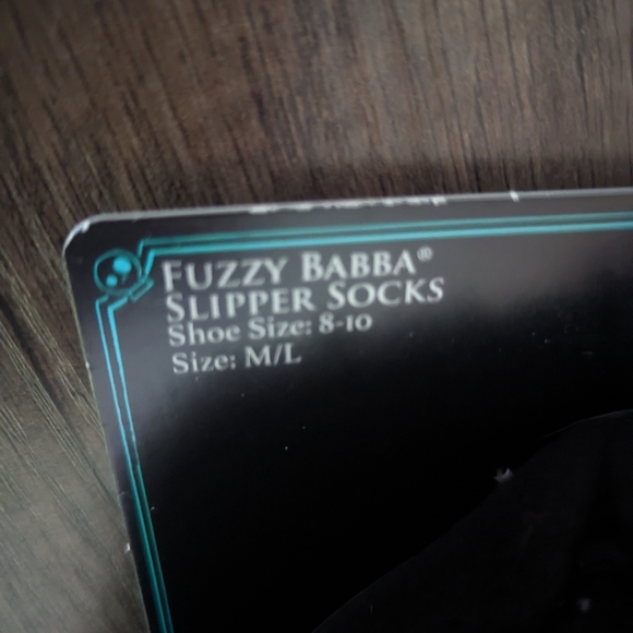 NWT Nightmare before Christmas fuzzy slippers - Picture 2 of 2